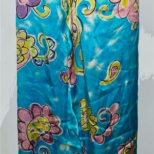 Ferrari Multicolor Abstract Patterned Fabric